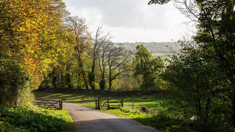 Views of the Derbyshire countryside at Hardwick